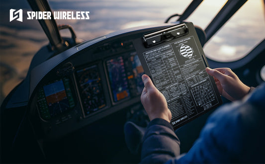 VFR Aluminum Kneeboard: A Classic Navigation Tool for General Aviation Pilots