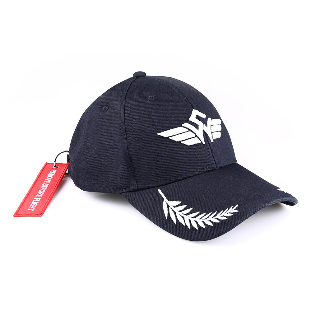 Premium Baseball Cap Hat for Pilot, Navy Blue, Adjustable