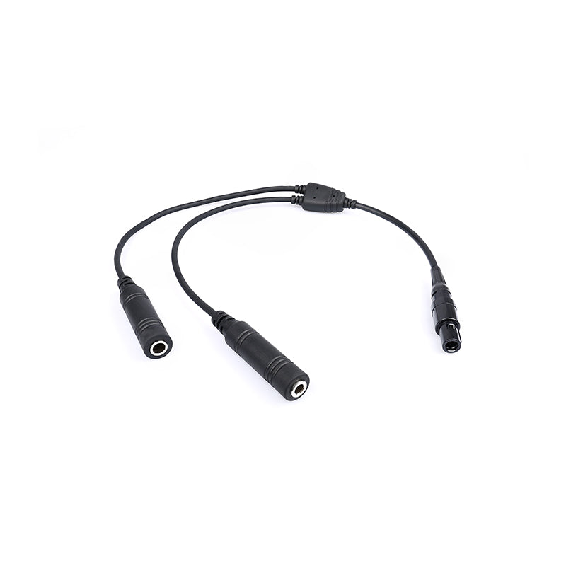 GA Headset to 6 Pin Lemo Connector Aviation Headset Adapter