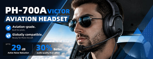 【2026 New Product Launch】PH-700A Aviation Bluetooth Active Noise Cancelling Headset