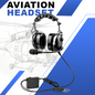 ANR Aviation Headset
