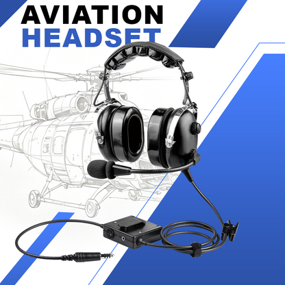 ANR Helicopter Headset for Pilot