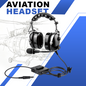 ANR Helicopter Headset for Pilot