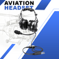 PNR Aviation Headset for Pilot