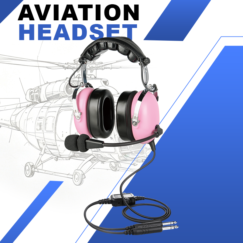 Child Aviation Headset Pink