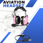 Child Aviation Headset Pink