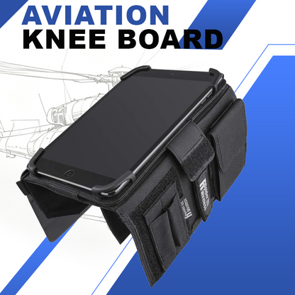 Pilot Kneeboard with Aluminum Clipboard