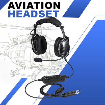 Carbon Fiber ANR Headset with Bluetooth