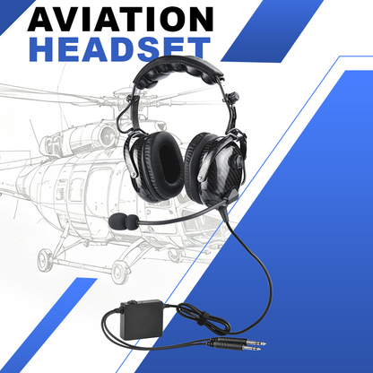 Carbon Fiber ANR Aviation Headset