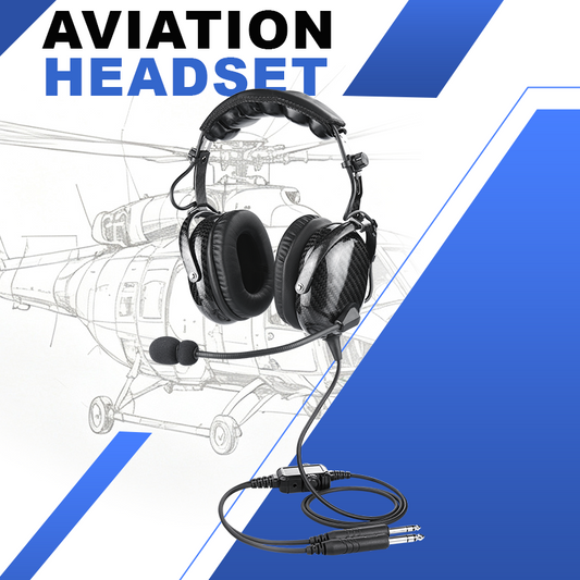 Carbon Fiber PNR Aviation Headset