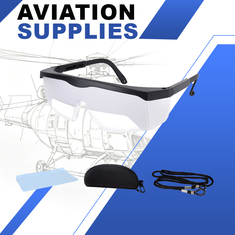5 Pack IFR Training Glasses for Pilots, Adj. View Limiting Goggles Device, w/ Case