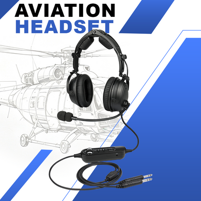 ANR Aviation Headset with Bluetooth for Pilots