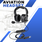 Newest Release ANR Aviation Headset with Bluetooth for Pilots, GA Plug