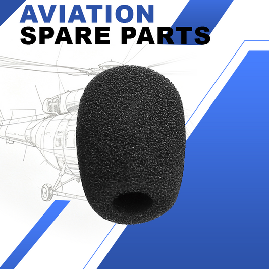10 Pack Electret Mic Protector for Aviation Headset SW-600A
