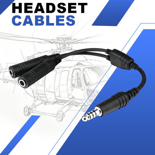 GA Headset to Helicopter Adapter