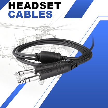 Aviation Headset Replacement Cable