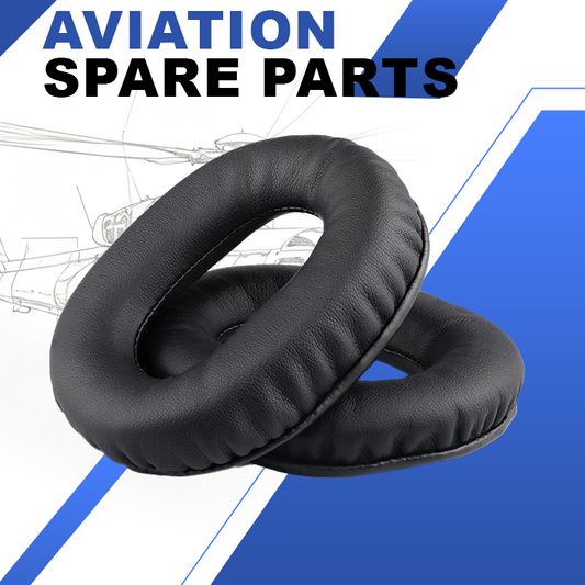 Replacement Ear Pad, Faux Leather Cushions--A Pair
