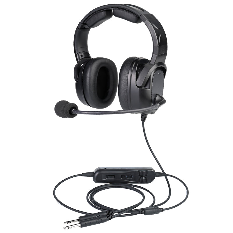 Newest release ANR Aviation Headset with Bluetooth for Pilots, GA Plug